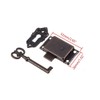 2 Pack Retro Cabinet Cupboard Jewelry Box Decorative Lock Case