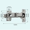 180 Degree Hinges Frameless Cabinet Doors Hinges Concealed Hydraulic Adjustable