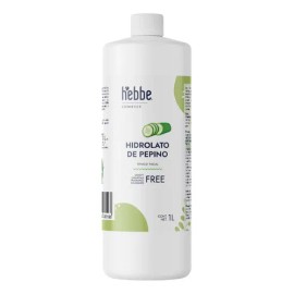 Tónico Facial Hidrolato de Pepino Hebbe Cosmetics 1L Refrescante Calmante