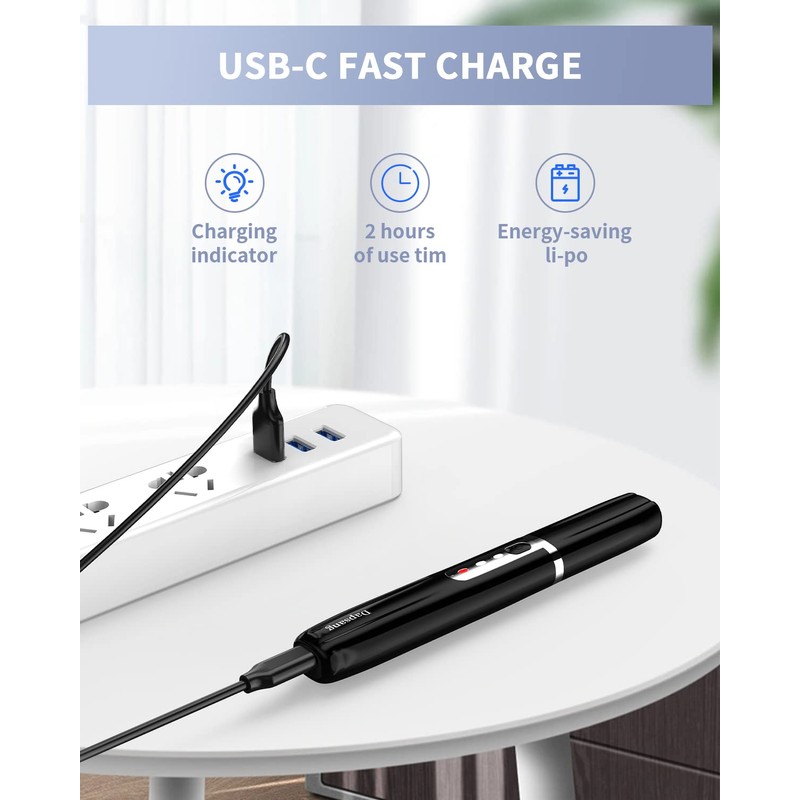Dapsang Eyebrow Trimmer, Electric Eyebrow Razor for Women Men, Rechargeable