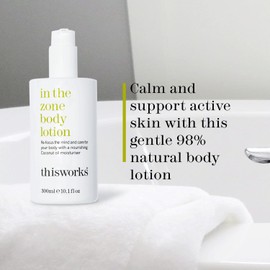 THISWORKS In The Zone Body Lotion, Natural Therapeutic Lotion, 300ml, 10.1 fl. oz