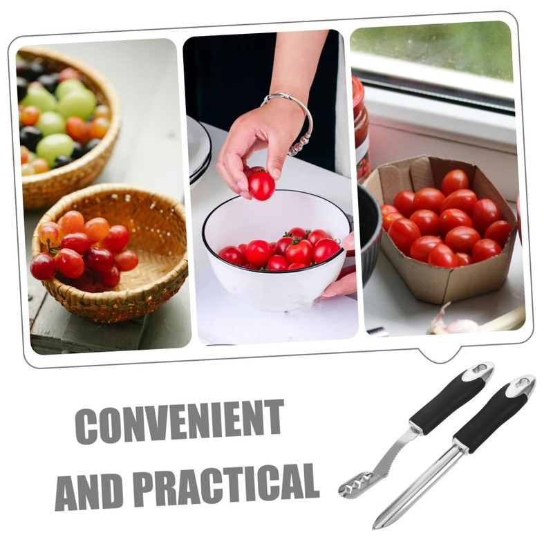 Ciieeo Pepper Corer Remover Set Deseeder Tool for Chilies Jalapenos