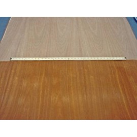 Sapele 48" x 88" Wood Veneer on Paper Backer 1/40" Thickness Flexible roll