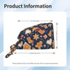 Retro Christmas Pattern Cleaning Working Cap with Sweatband for Women