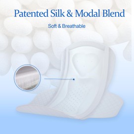 Modal Ultra-Thin Women Pads, Breathable & Unscented Daily Liners, Mini Period Pads with Wings,Sanitary Napkins,Feminine Care - 40 Count