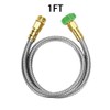 Stainless Steel Garden Hose Extender for Easy Maneuvering in Gardening