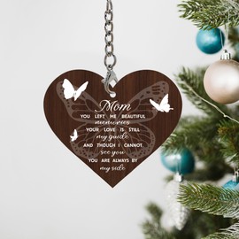 DIENADFX Mom Memorial Gifts Rotating Picture Frame, Sympathy Gifts, Remembrance Gifts for Loss of Mother Photo Frames, Bereavement Gifts for Loss of Mother, Mom Wood Picture Frames for 4x6 Photos