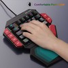 MageGee One Handed Professional Gaming Keyboard, RGB Backlit 35 Keys
