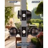 Brotima 3 Pack Entry Door Locksets with Single Cylinder Deadbolt,