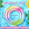 Adult Inflatable Sequin Swimming Ring, Large Summer Swimming Ring, Inflatable