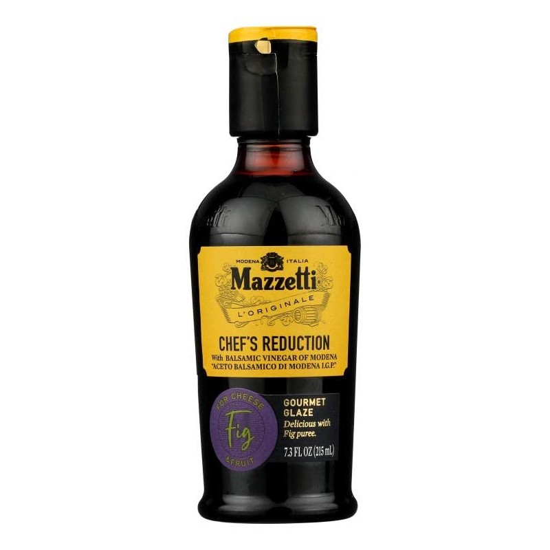 Mazzetti Fig Glaze Balsamic Vinegar of Modena PGI, 7.3 Fl