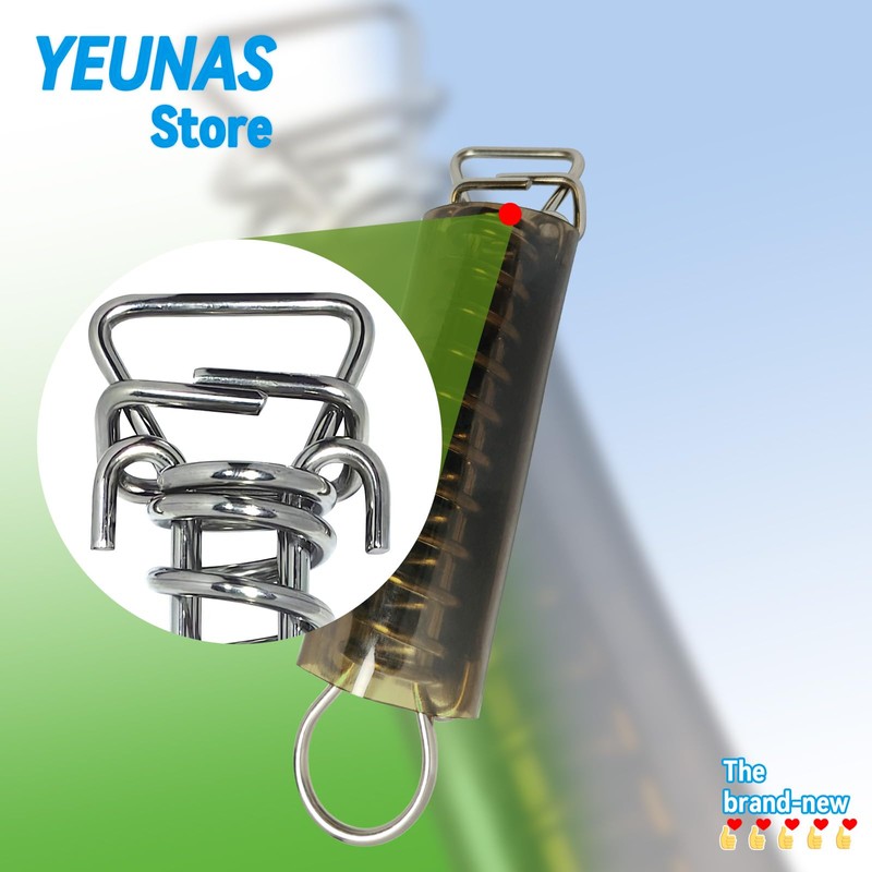 Pool Safety Cover Stainless Steel Springs with Replacement Spring Sleeves