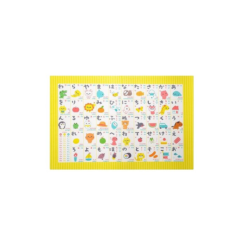 KOKUBO Bath Poster Hiragana Bathroom, Bath, Learning, Made in Japan