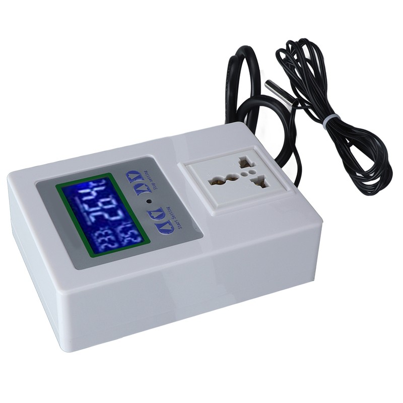 Pre Wired Temperature Controller LED Digital Temperatures Regulator with Sensor