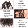 24 Inch Goddess New Faux Locs Crochet Hair 7 Packs