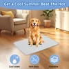 GLIDESMOOTH Dog Cooling Mat, Durable Machine Washable Pets Cool Pad,