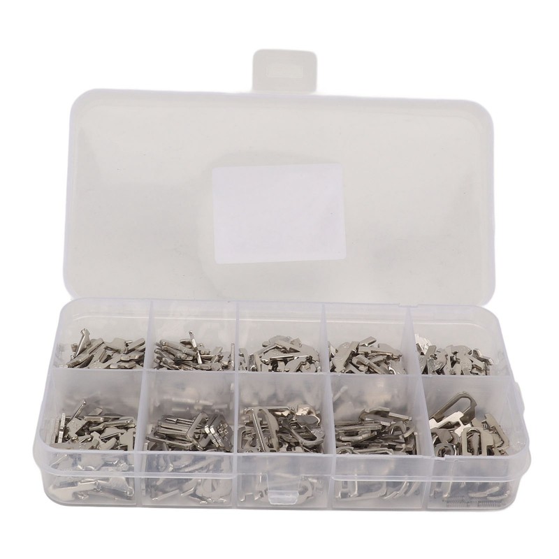 380 Pcs Car Lock Reed Stainless Steel Car Locking Plate