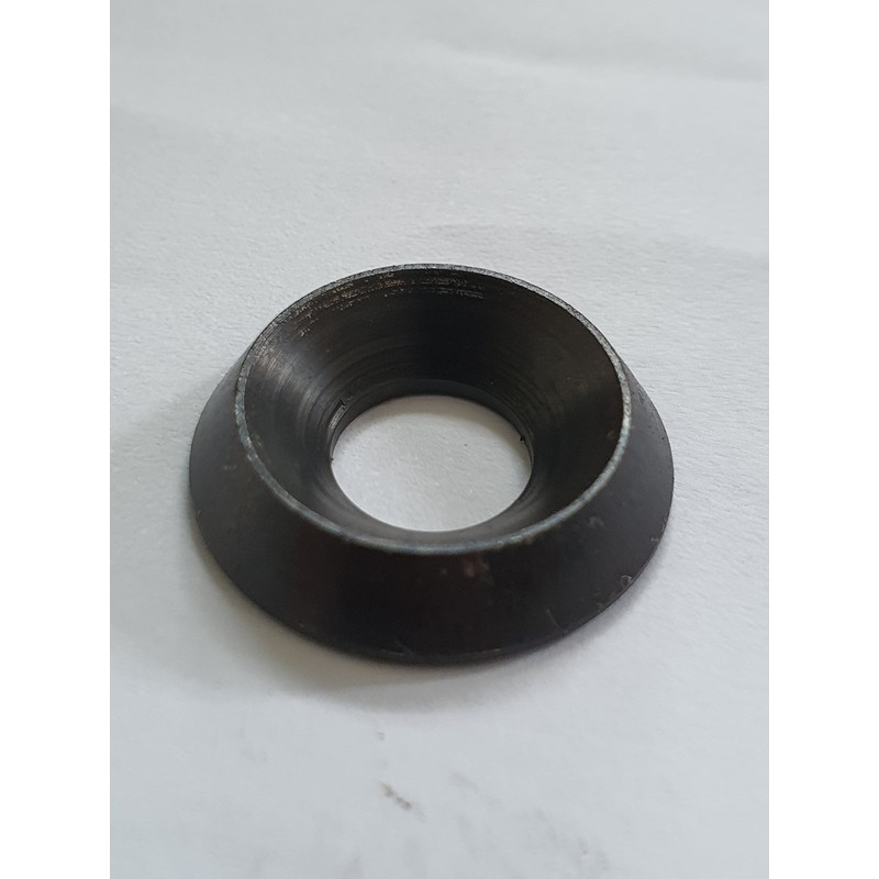 Solid Black Countersunk Finishing Washers Stainless Steel Cup (20, M3)