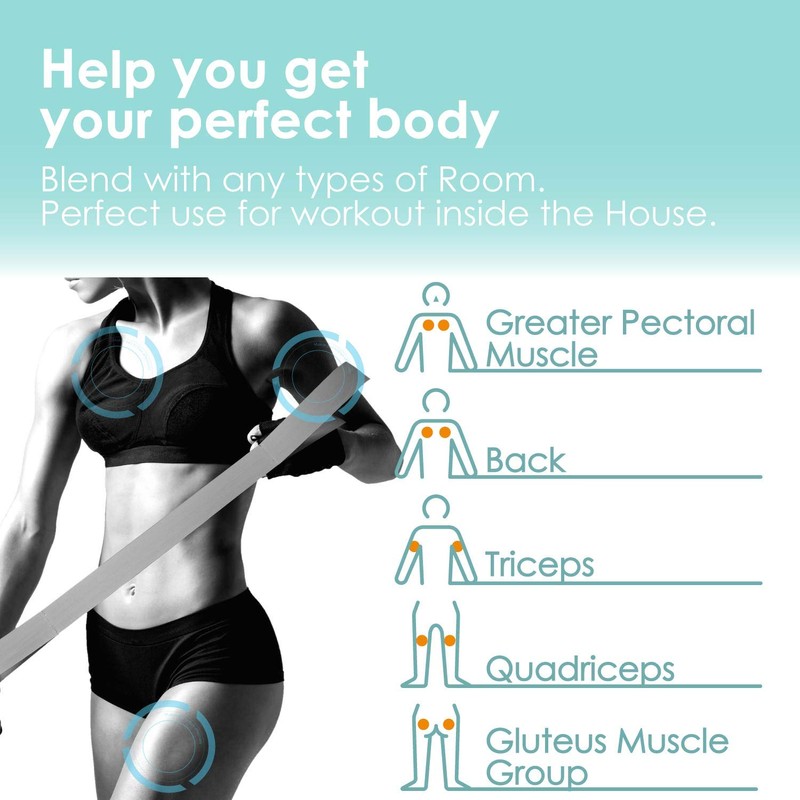 Eklea Sports HCF-TBFSBUL Training Tube, Soft Tear Resistant Fabric Type,