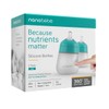 Nanobébé, Biberón de Silicón 270 ml./ 9Oz. 2 Pack, Color