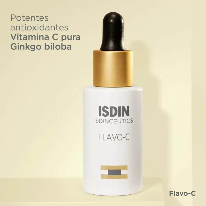 Isdinceutics Flavo-C Sérum Antioxidante con Vitamina C Pura, 30 ml