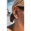 Laimons - Earrings Single Ear Cuff Clamp 15 mm with