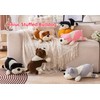 Stuffed Animals Dog,Yellow 17.7in Stuffed Bulldog Stuffed Animal Dogs Cute