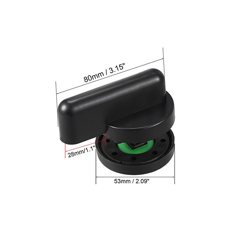 Sourcingmap Privacy Indicator Door Lock 53mm Dia Plastic Nylon Indicating