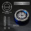Tybasthe Rotary Push Start Button Cover, Evil Smiley Car Accessories