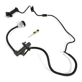 Aumzong 04668632AD Pre-Filled Clutch Master & Slave Cylinder & Line Kit Compatible with Chrysler PT Cruiser 2.4L 2001 2002 2003 2004 2005 2006 2007 2008 2009,Replaces 4668632AA 4668632AC D101132