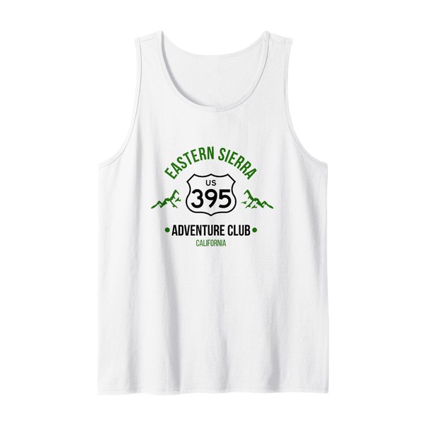 California Highway 395 Eastern Sierra Hiking Adventure Club Tank Top