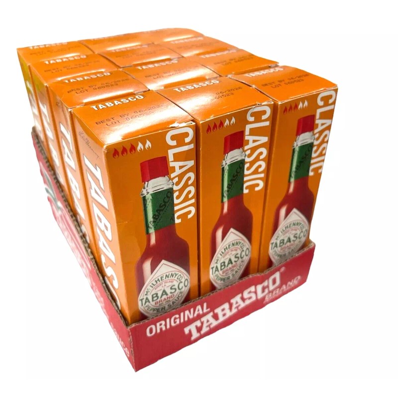 TABASCO 12 Bottles (2 fl oz each) TABASCO Classic McIlhenny
