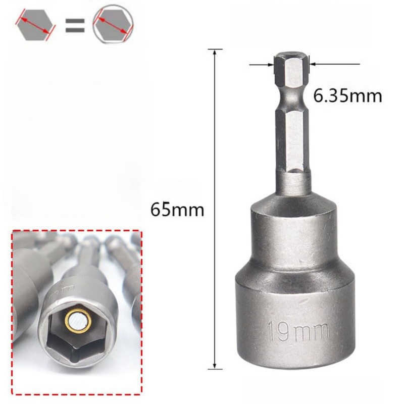 2PCS Leveling Scissor rv-Jacks Socket Drill Adapter With 1/4 Quick