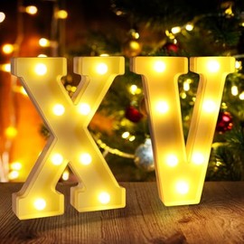 Números de carpa para decoración de cumpleaños número 15 para niñas y niños, XV letras iluminadas decoraciones de quinceañera, Mis XV Decoracion para quinceañera, Centros De Mesa De 15 años, Arreglos
