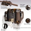 Topstache Leather Multitool Sheath,EDC Belt Organizer for Work and Daily