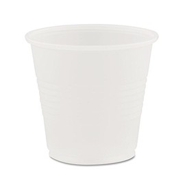 Dart HIGH-Impact POLYSTYRENE Cold Cups, 3.5 OZ, Translucent, 100/PACK