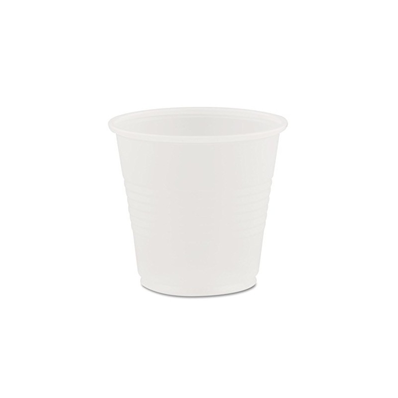 Dart HIGH-Impact POLYSTYRENE Cold Cups, 3.5 OZ, Translucent, 100/PACK