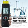 Thermometer 4 Kanäle K-Typ Thermoelement-Sensor-Tester mit K-Typ Metall Probe, Hintergrundbeleuchtung