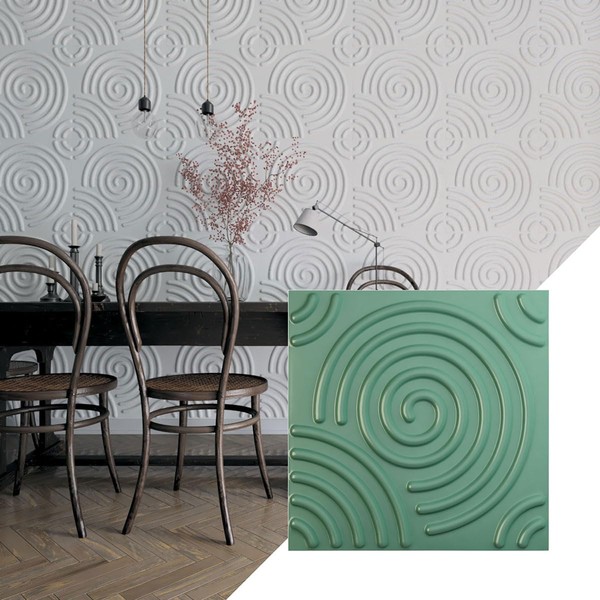 Ekena Millwork 19 5/8"W x 19 5/8"H Spiral EnduraWall Decorative