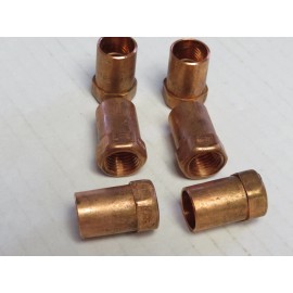 NIBCO 6 ) NIBCO 603R REDUCING ADAPTER: WROT COPPER, 3/8" TUBE SIZE, FOR 1/2" TUBE OD