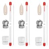 NEOECO Airbrush Replacement Parts Kit for SJ85 Transformer, 0.3mm/0.5mm/0.8mm Precision