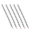 E Support 5Pcs White 12v 15 Led 30cm Car Flexible