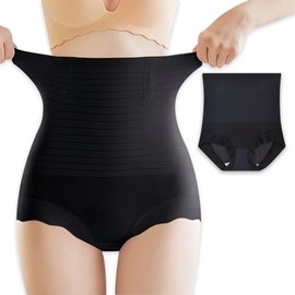 [cottzim] ガードルショーツ レディース 深ばき 着圧ガードル ハイウエストショーツ 補正下着 【ヒップアップ·お腹】 くびれ 通気性 (2XL, 黒色)