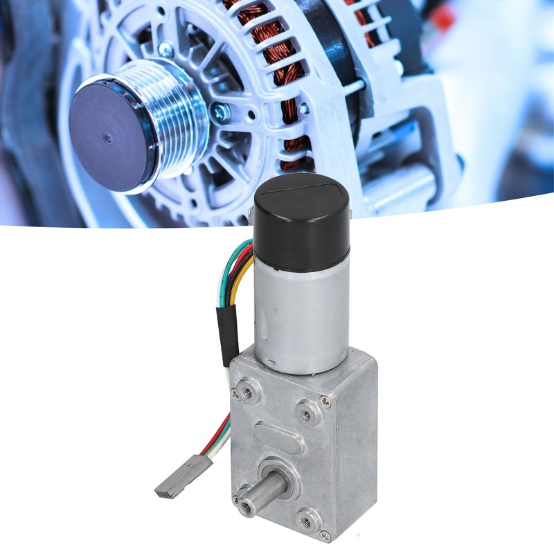 JGY‑370 Encoder Reduction Motor Full Metal Worm Gear Motor with