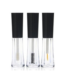 1 Set(3 PCS) 2ml Transparent Empty Eyelashes Tube + 2ml Eyeliner Tube Bottles + 2ml Lip Gloss Tube