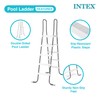 Intex 28067E Steel Frame 52" Pool Entry Step Ladder with