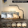 Clamp on Lamp, LUJOLUMIN LED Desk Lamp, 18W, 3000 LMS,