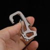 Titanium EDC Pry Bar Bottle Opener Key Chain Holder Keychain