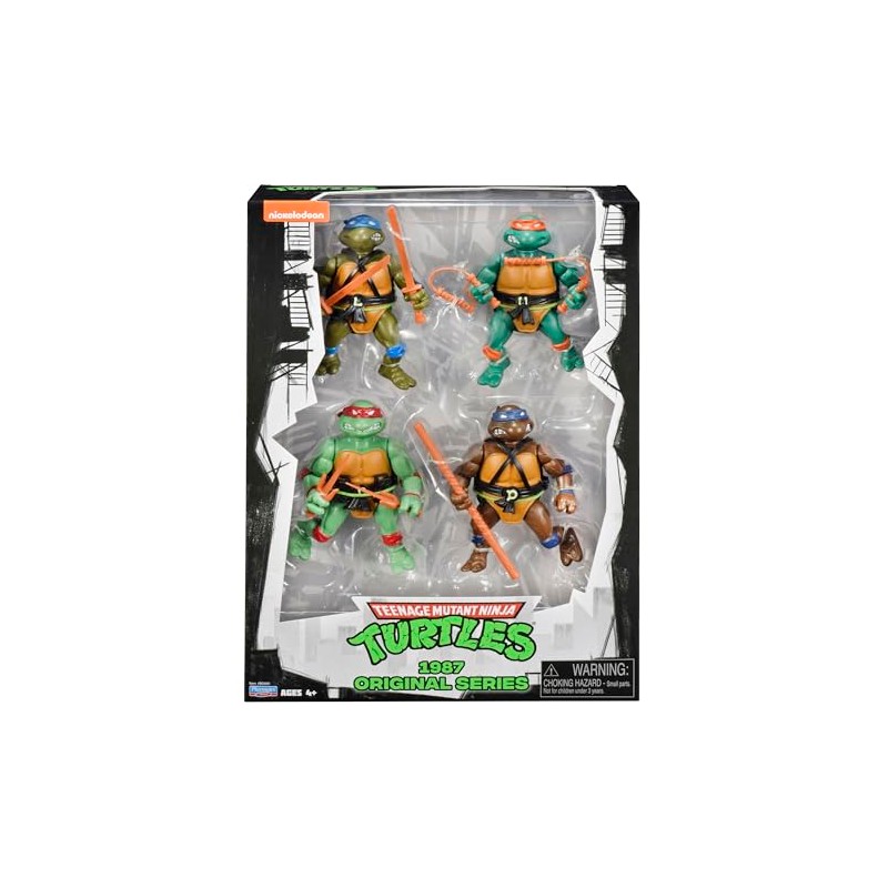 Teenage Mutant Ninja Turtle: 1987 Original Series Figure 4-Pack