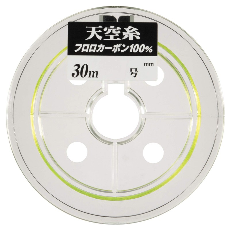 ヤマトヨテグス(YAMATOYO) フロロカーボンライン フロロ天空糸 30m 0.8号 イエロー